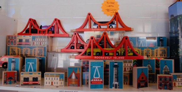 Pay a Visit, See What's New at the Roosevelt Island Visitor Center For kids and adults, well-crafted items that celebrate Roosevelt Island's East River crossings and more.